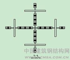 多層實腹式鋼骨柱節(jié)點處 理 \